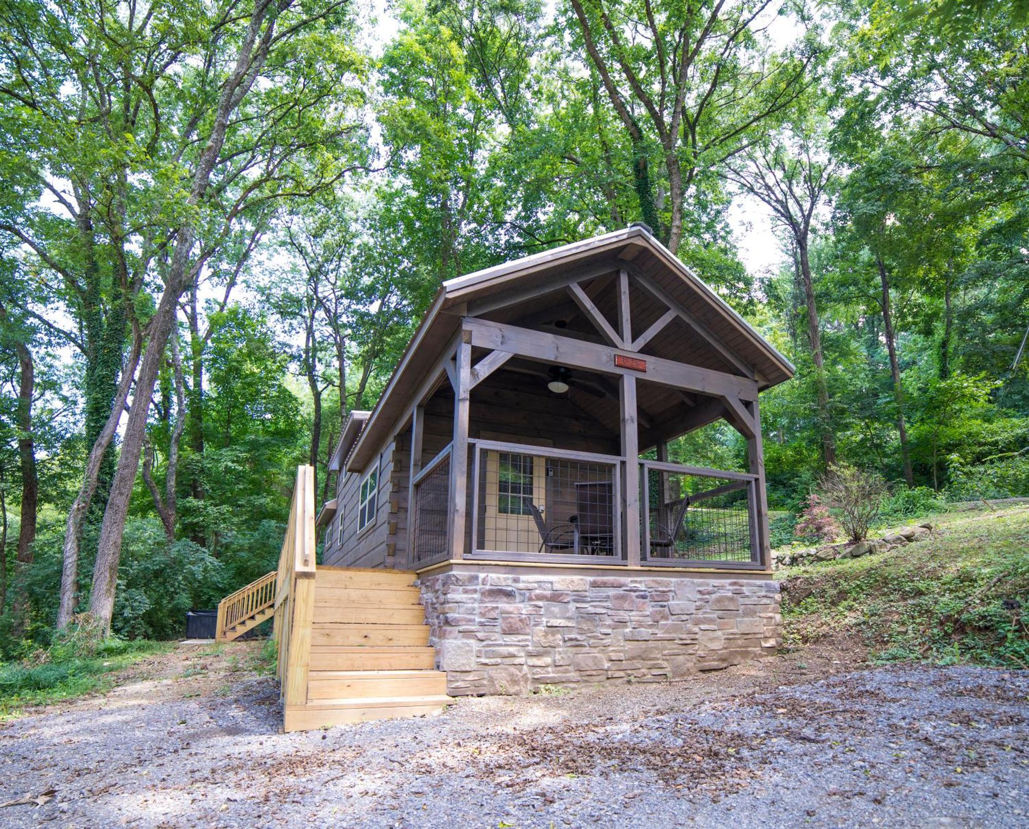 Ryon Tiny Home Cabin City-Side Rustic Retreat Chattanooga Exterior photo